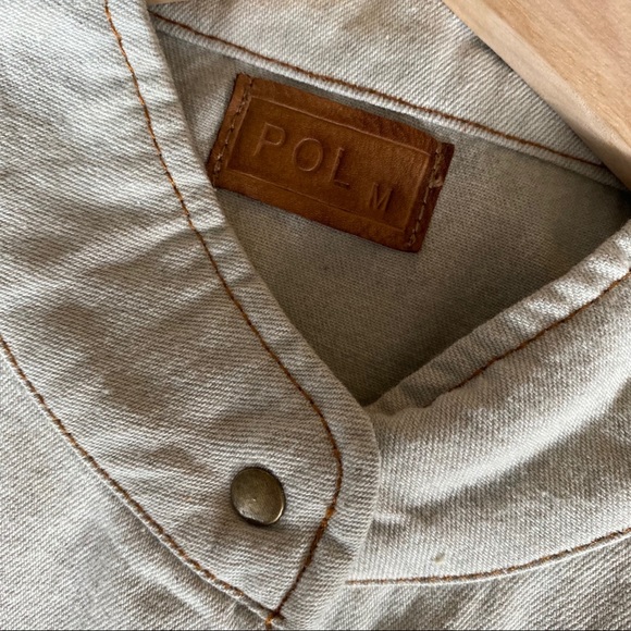 POL Western Blossom Denim Vest - Picture 8 of 12